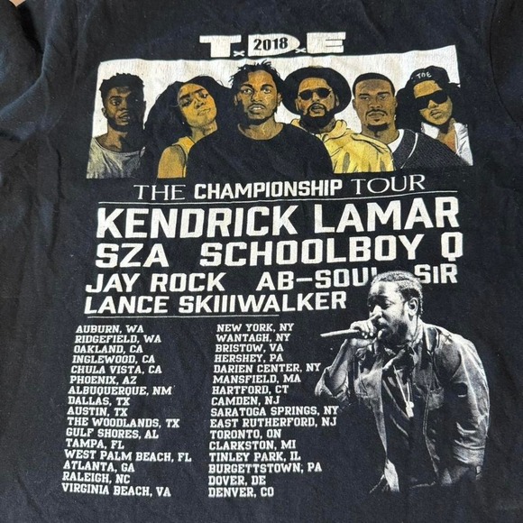 Kendrick Lamar "DAMN." Championship Tour Tee (2018)
Size Small - Picture 5 of 6